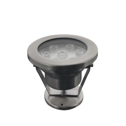 Spot LED immergeable orientable 145mm - 7W - 12V - Inox - HYDRO