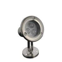 Spot LED immergeable inox orientable - 3W - 12V - Hydro 90mm