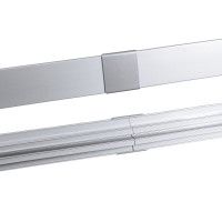 Jonction droite pour profilé LED aluminium corniche 2 directions M04