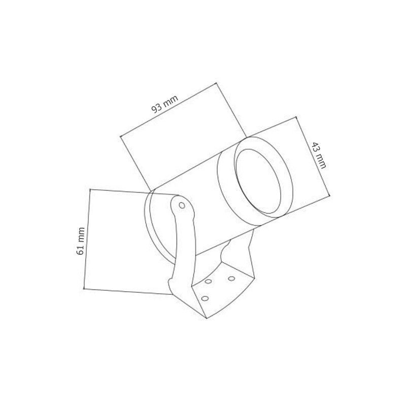 Spot LED à piquer 3 W - Spike 3 - RGB