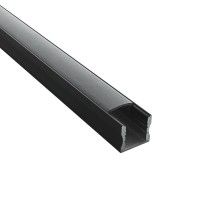 Profilé aluminium noir pour ruban LED - CRAFT - C03