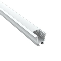 Profilé aluminium encastrable pour ruban LED - Diffuseur givré - E05 - CRAFT
