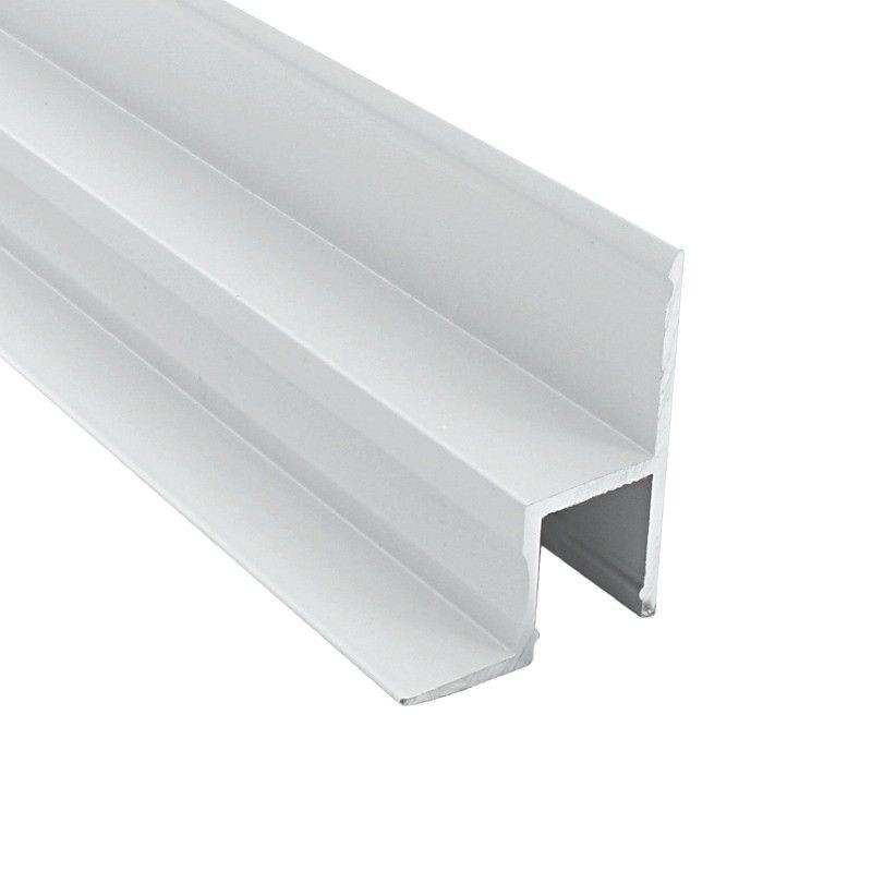 Profilé aluminium laqué blanc cornière plafond et mur pour ruban LED - CRAFT - B01 - BLANC