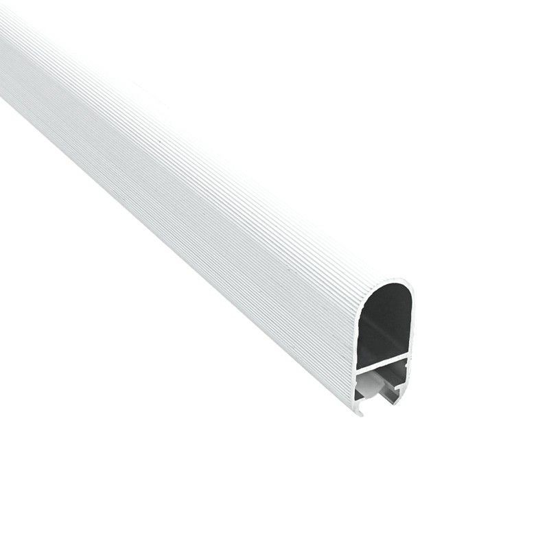 Profilé LED aluminium pour penderie et dressing  - T02 - Diffuseur givré