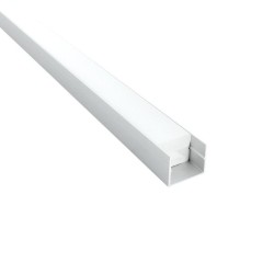 Profilé PVC étanche et large pour ruban LED - Diffuseur givré - O04 - CRAFT
