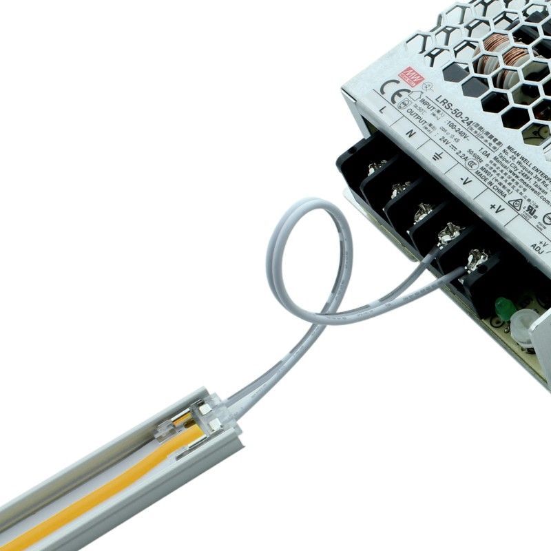 Connecteur Droit Ruban LED 220V 144LEDs ou 240LEDs - IDELED