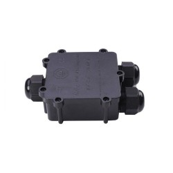 Boite de dérivation étanche à vis IP68 – 3 entrées - Axial