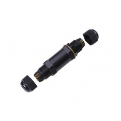 Connecteur de jonction étanche à vis IP68 - 5 pôles - Axial