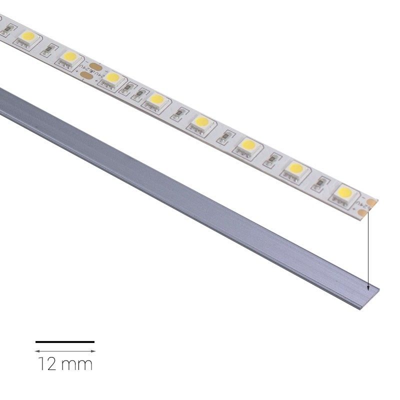 CURVA Profilé LED enduit de 12mm - Stuc profilé enduire éclairage indirect.