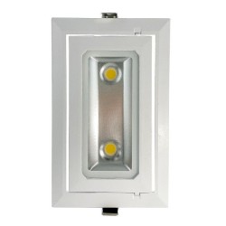Projecteur LED encastrable orientable pour commerce - 40W - Flood 40 - V2