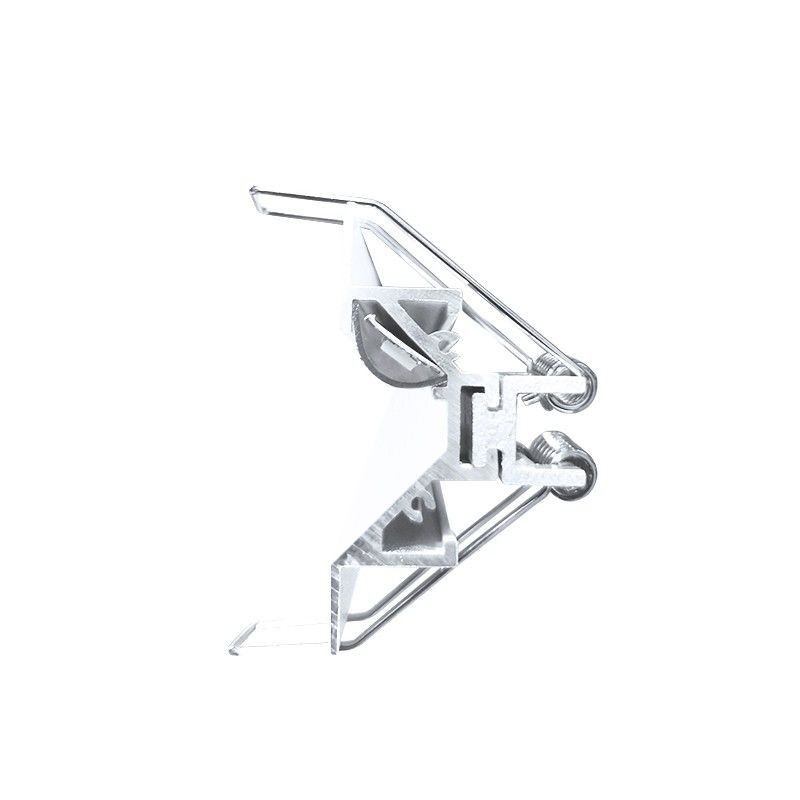 Profilé LED aluminium corniche encastrable – CRAFT – M05 - Diffuseur transparent