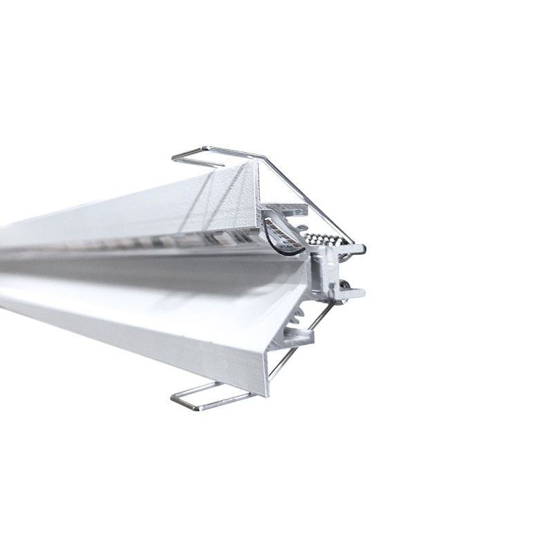 Profilé LED aluminium corniche encastrable – CRAFT – M05 - Diffuseur transparent