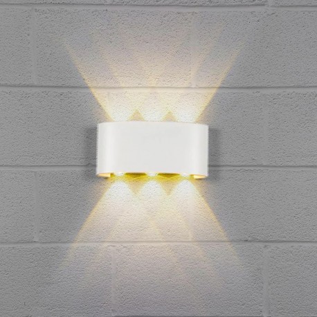 Applique LED murale blanche triple direction 6W - Focal