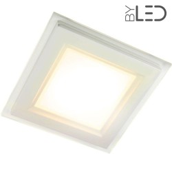 Spot LED en verre 16W - Glass 16 Carré