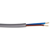 Câble gainé mono 0.75mm² gris (marron et bleu) au mètre