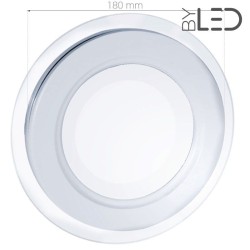 Spot LED en verre 16W - Glass 16  Rond