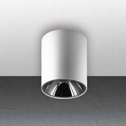 Spot LED en applique plafond réflecteur canon de fusil 7W - Blanc - Glaze
