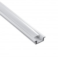 Profilé aluminium blanc encastrable pour ruban LED - E03 - CRAFT
