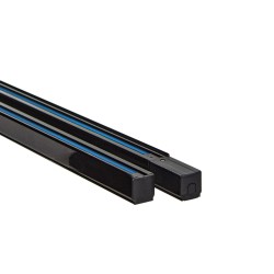 Rail "Track" pour spots "Zooom" - Noir - Bornier et embout inclus.