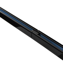 Jonction simple pour rail - Noir