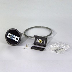 Câbles de suspension pour rail - Noir - Pack de 2