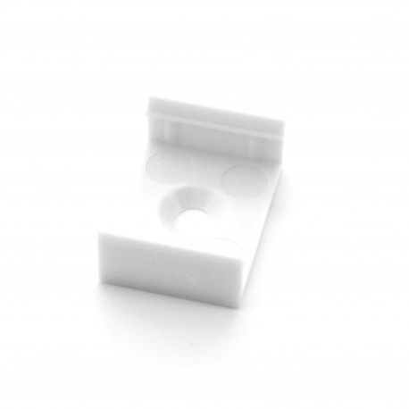 Clips de fixation pour profilé C06 Alu ou Blanc (la paire)