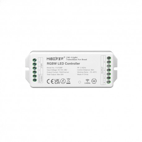 Contrôleur RGB + Blanc 2.4GHz - 20A - MiBoxer FUT038P