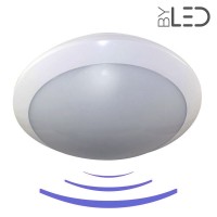Plafonnier LED étanche à détecteur de mouvement et anti-vandale - GALBE-16