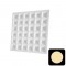 Dalle LED 600 x 600 - Multi LED - 40W– Blanc chaud – 230V - Matrx