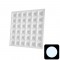 Dalle LED 600 x 600 - Multi LED - 40W– Blanc pur - 230V - Matrx