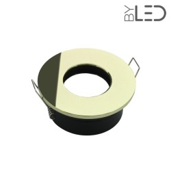 Spot pour ampoule GU10 - Ronde flat SPLIT - Or brillant