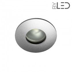 Spot pour ampoule GU10 - Ronde convex SPLIT - Alu mat