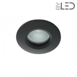 Spot pour ampoule GU10 - Ronde chanfrein SPLIT - Noir