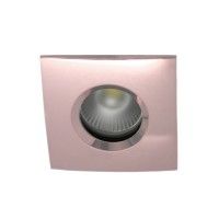 Spot pour ampoule GU10 - Carrée chanfrein SPLIT - Or rose brillant