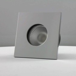 Spot pour ampoule GU10 - Carrée flat SPLIT - Chrome