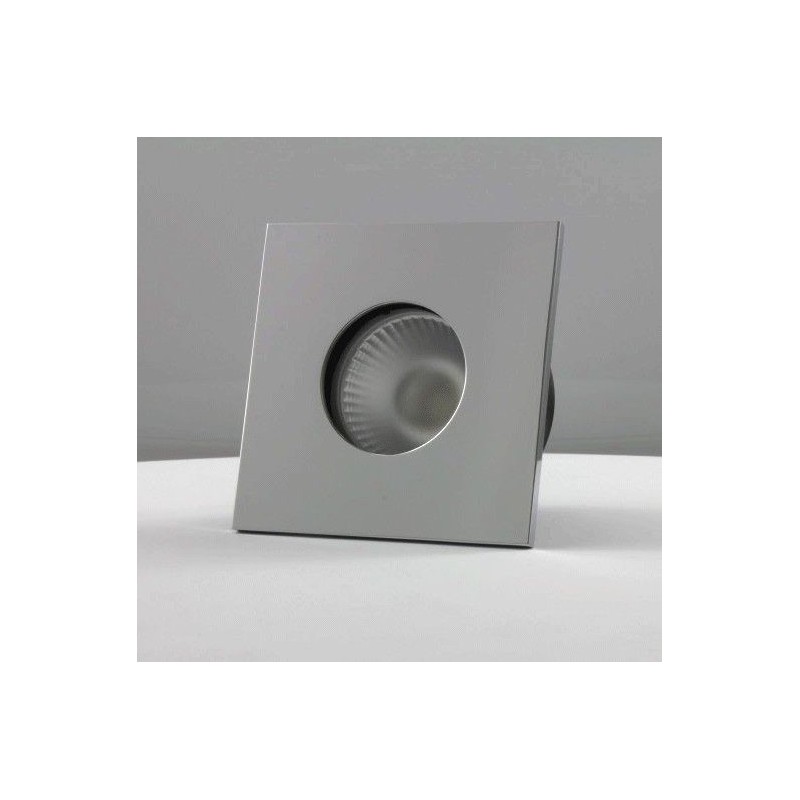 Spot encastrable collerette carrée flat SPLIT - Chrome