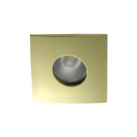 Spot pour ampoule GU10 - Carrée convex SPLIT - Or brillant