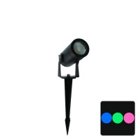 Spot LED à piquer 5W - COB - 12V - Spike 5 - Noir - Mono couleur