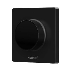 Télécommande rotative Dimmer/CCT murale et portative - MiBoxer K1 - Noir