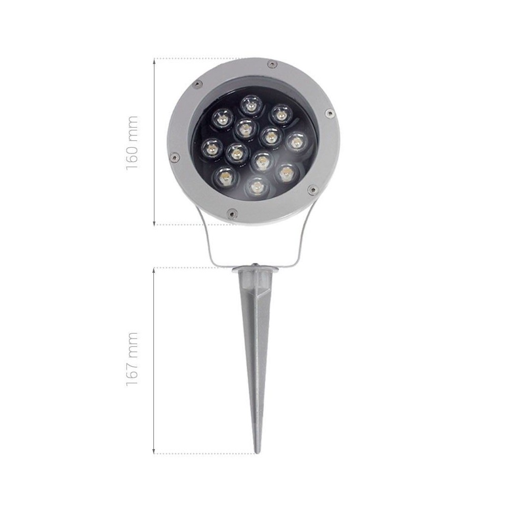 Spot LED à piquer 12W - Spike 12 - Blanc(s)