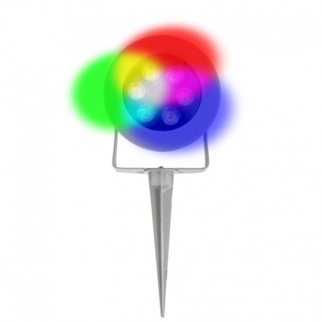 Spot LED à piquer 6 W - Spike 6 - RGB