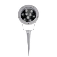 Spot LED à piquer 9W - 230V - Spike 9 - Gris