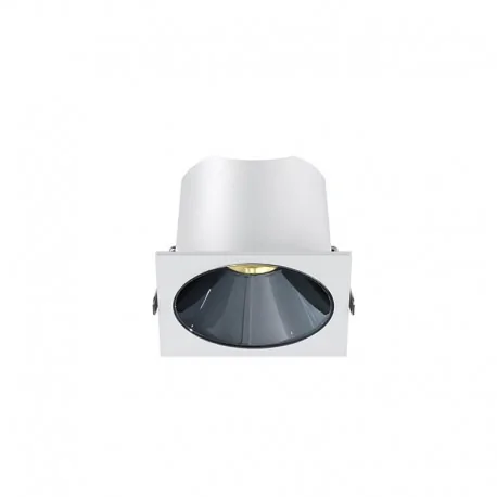 Spot LED encastré rond noir 7W, couleurs au choix - Miror 