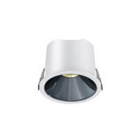 Spot LED encastré rond blanc 10W, couleurs au choix - Miror