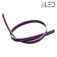 Câble pour ruban RGB+W (Blanc) (au mètre)