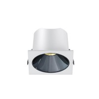 Spot LED encastré carré blanc 10W, couleurs au choix - Miror