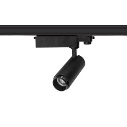 Spot LED sur rail à focale variable 10W - Noir – Zooom 10