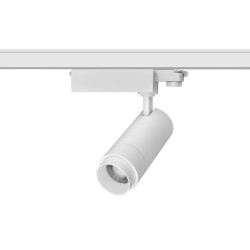 Spot LED sur rail à focale variable 20W - Blanc - Zooom 20