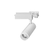 Spot LED sur rail à focale variable 20W - Triphasé - Blanc - Zooom 20