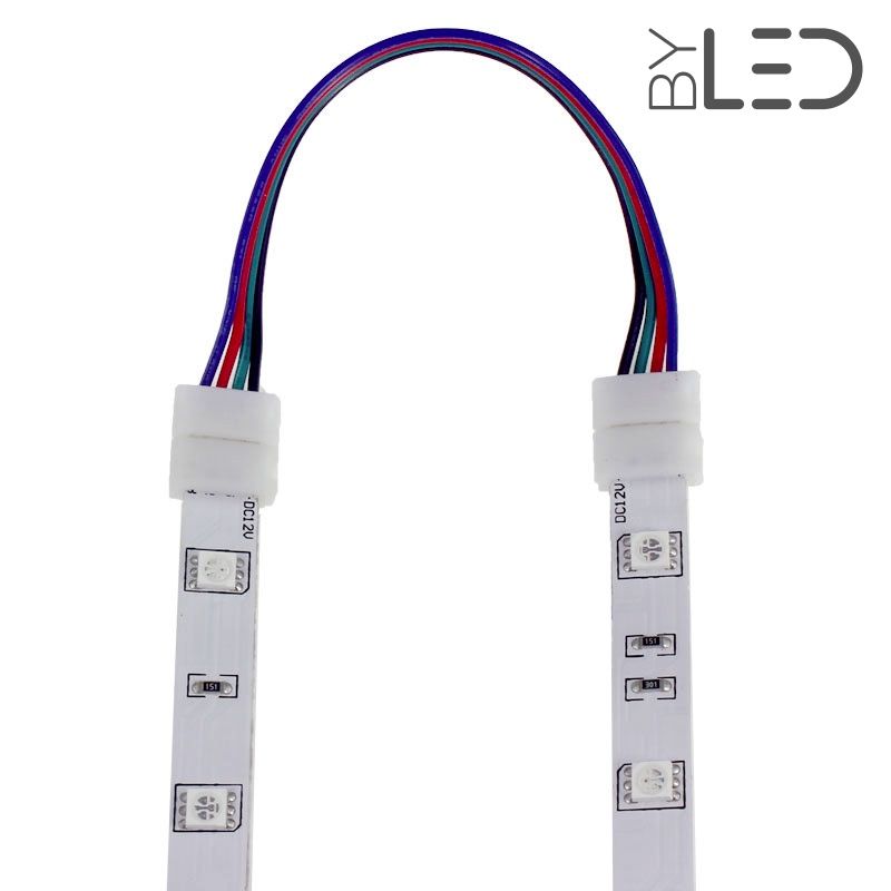 Connecteur de bande LED 8/10mm 2/100 pièces, 4 broches 12mm 5 broches,  câble de soudure gratuit, prise de fil électrique pour bande lumineuse LED  SMD 2835 5050 - AliExpress